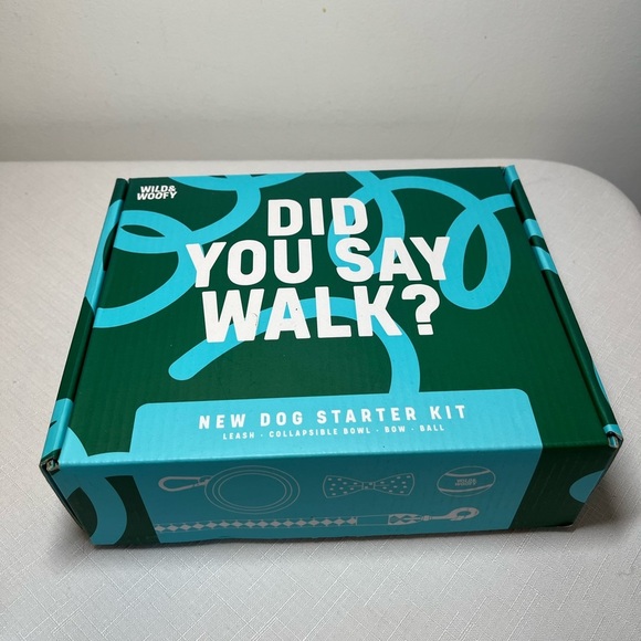 Dog Set. Collapsible bowl, leash, bow, tennis ball. NEW - Picture 9 of 10